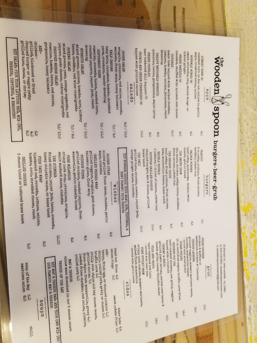 Menu The Wooden Spoon-6