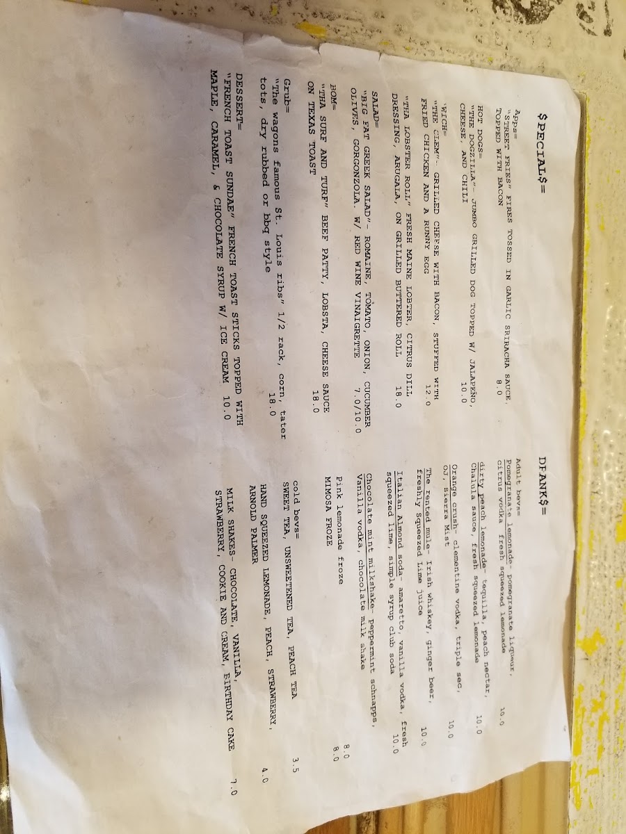 Menu The Wooden Spoon-8